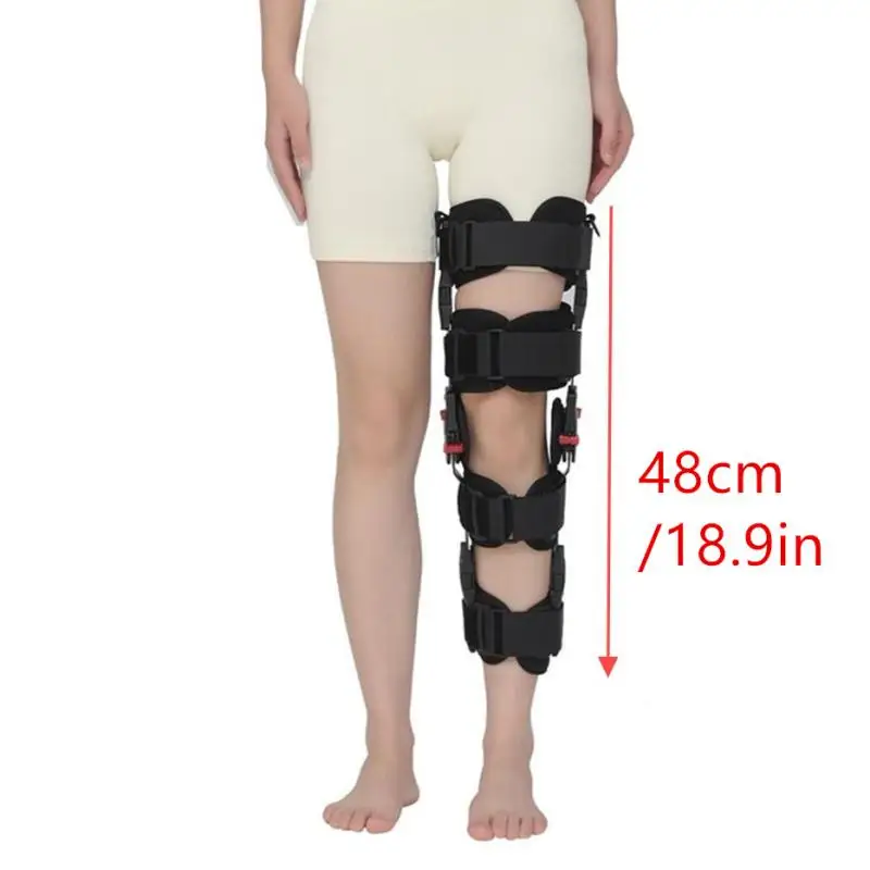 HUA Orthopedic Support Stabilizer Surgery Adjustable Hinged Knee Brace Knee Joint Fixation Stretcher Leg Recovery Stabilizers