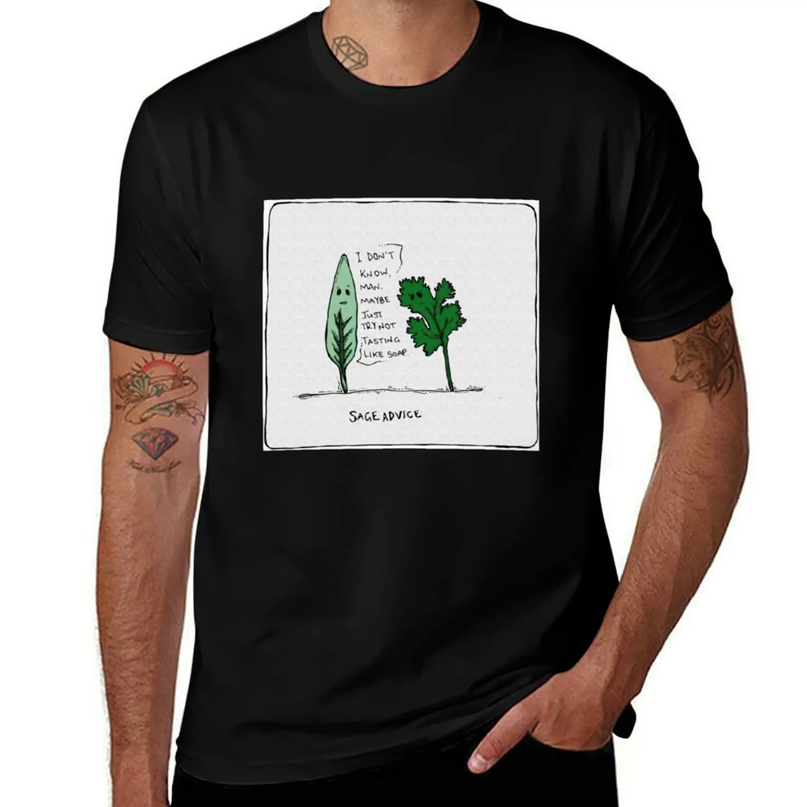 sage advice T-Shirt Holiday All Match T-Shirt