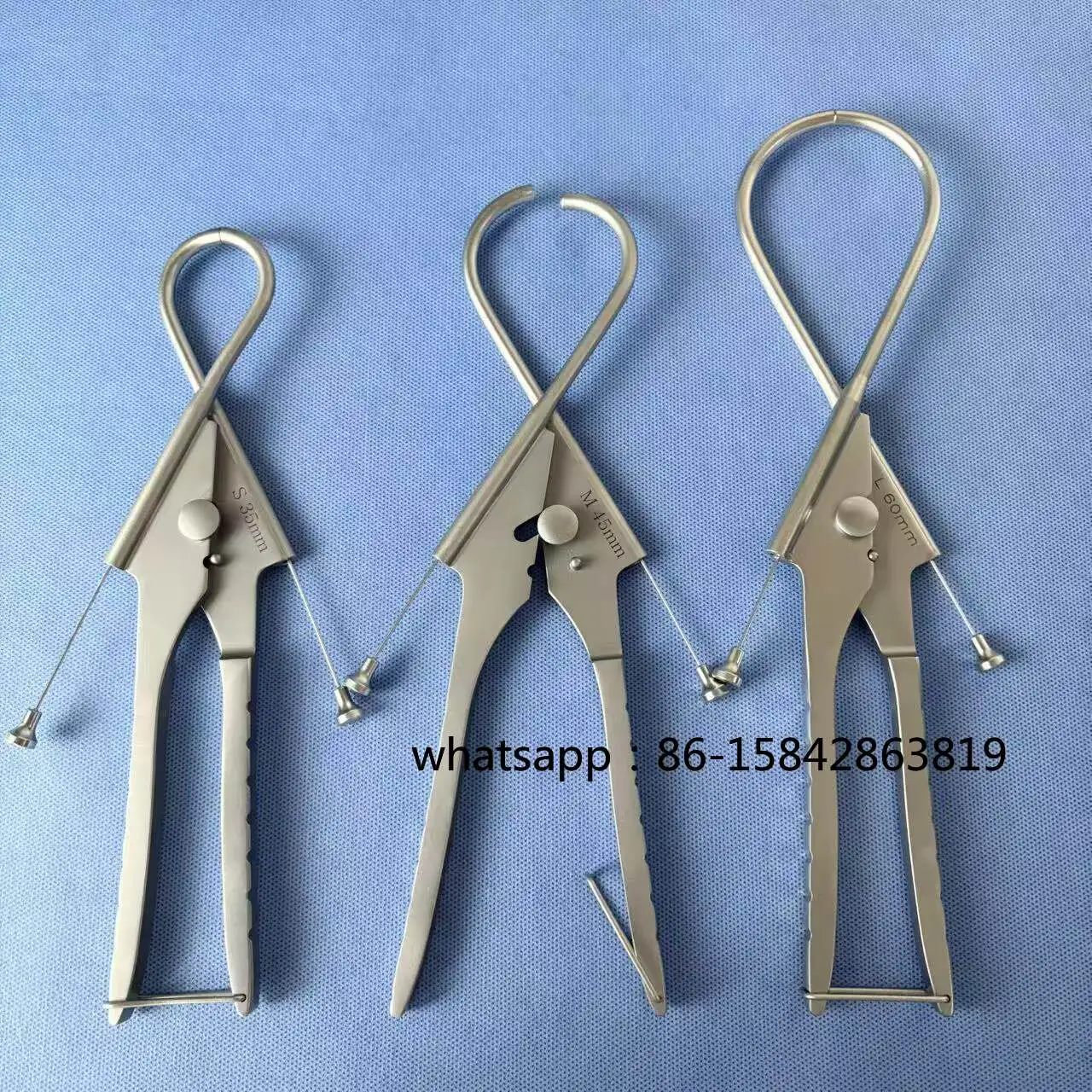 Medical Wire Penetrators, Orthopedic Guide Forceps, Large, Medium, and Small Hollow Perforators