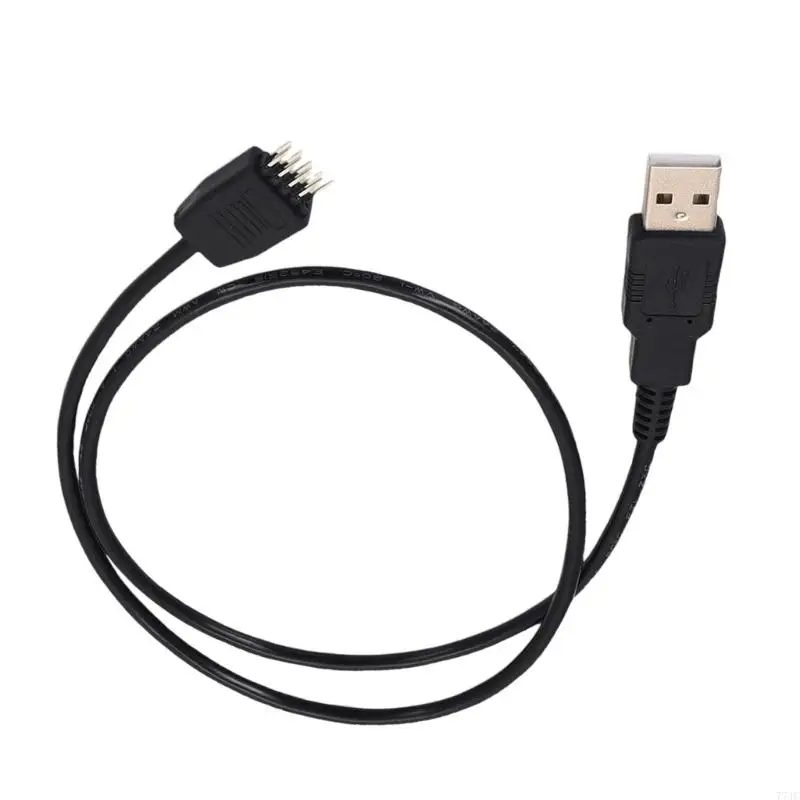 Internal USB A To USB2.0 9Pin Header Adapter Cable For PC Modding Projects 77JC
