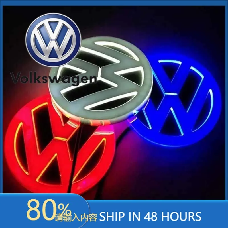 

Новая 11-сантиметровая светодиодная эмблема-наклейка на заднюю часть автомобиля для Volkswagen VW Polo, Golf, Jetta, Beetle, CC, Tiguan, Touran, Passat, MK7, MK5