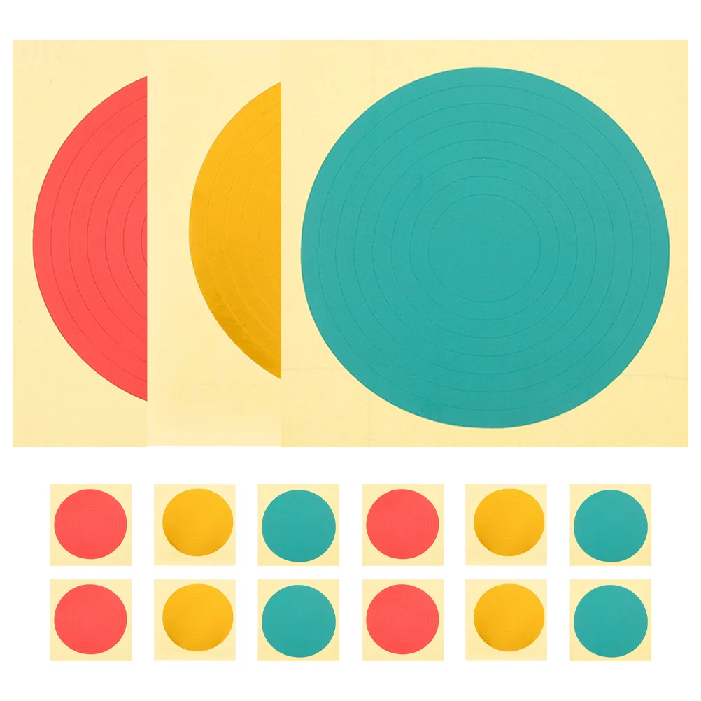 15Pcs Gauge Safety Label Stickers Reflective Pressure Gauge Identification Decals for Harsh Environments Color-Coded Monitoring