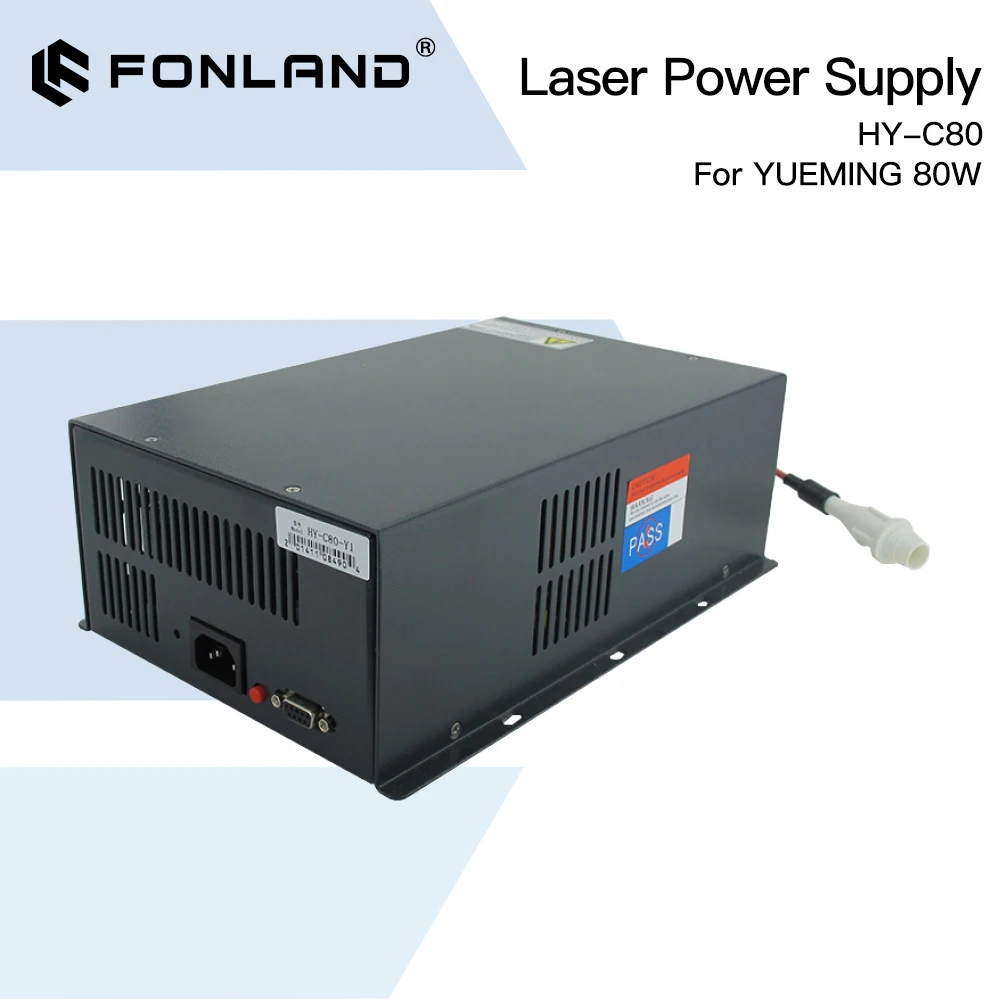 

80W CO2 Laser Power Supply with Flex Fable Connect For Reci Yongli EFR Engraving Cutting Tube Safe Package