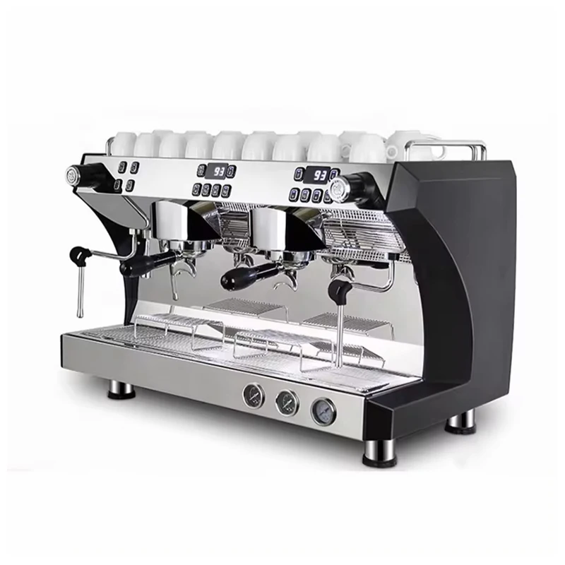 4200W Stainless Steel Italian 9 Bar Rotary Pump Commercial Espresso Machine for Coffee Shop