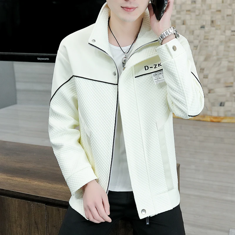 

Fashion Button Spliced Pockets Asymmetrical Men's 2024 Autumn New Oversized Casual Lapel Jacket Outwear Windbreaker