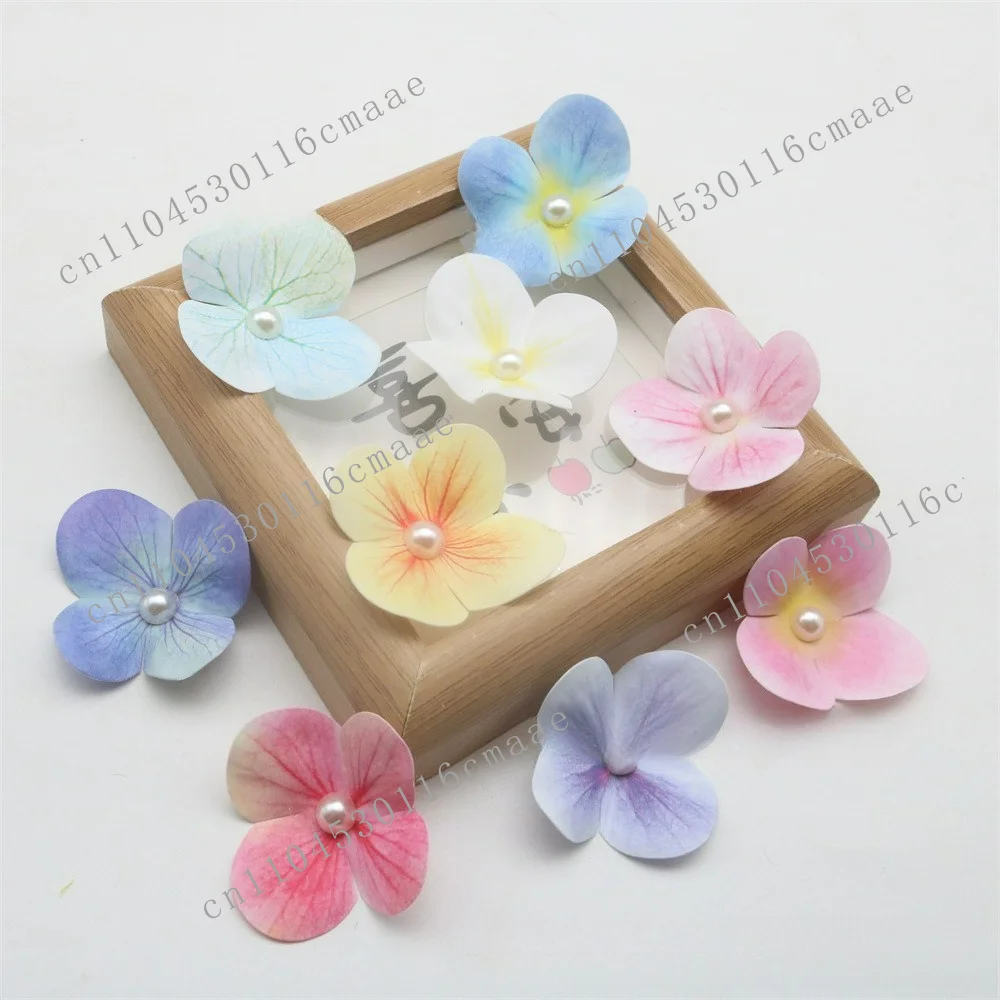 Phalaenopsis 3D flower pearl petal DIY headgear material hairpin wedding flower wall home