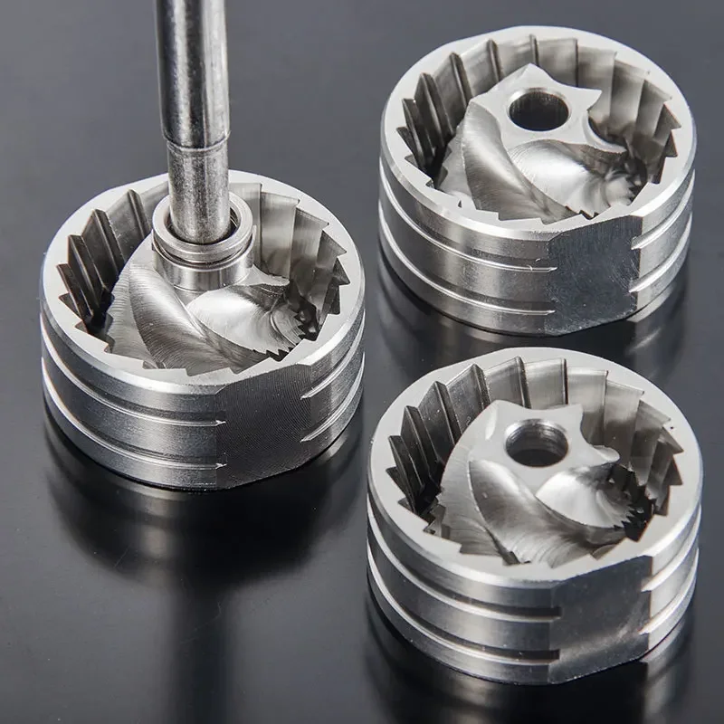 420 Stainless Steel 38mm 7core Burrs 6 Core Compatible with Timemore Chestnut C2 Slim Higher Efficiency