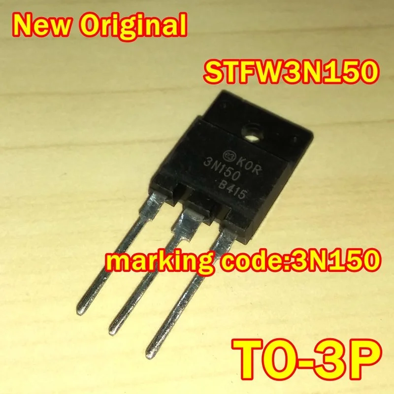 

1Pcs to 20Pcs New Original Stfw3N150 To-3P Marking Code:3N150 Inverter Welding Field Effect Transistor