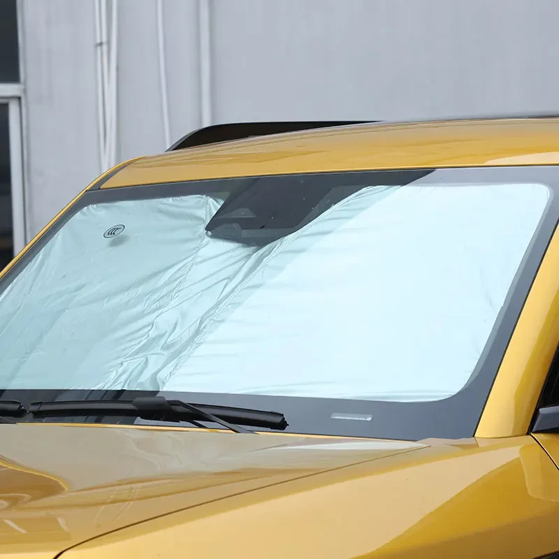 

Silver Tape Car Front Windshield Sunshade Sun Protection Visor Sunshade Interior Accessories For BYD Formula Leopard 5 23-25