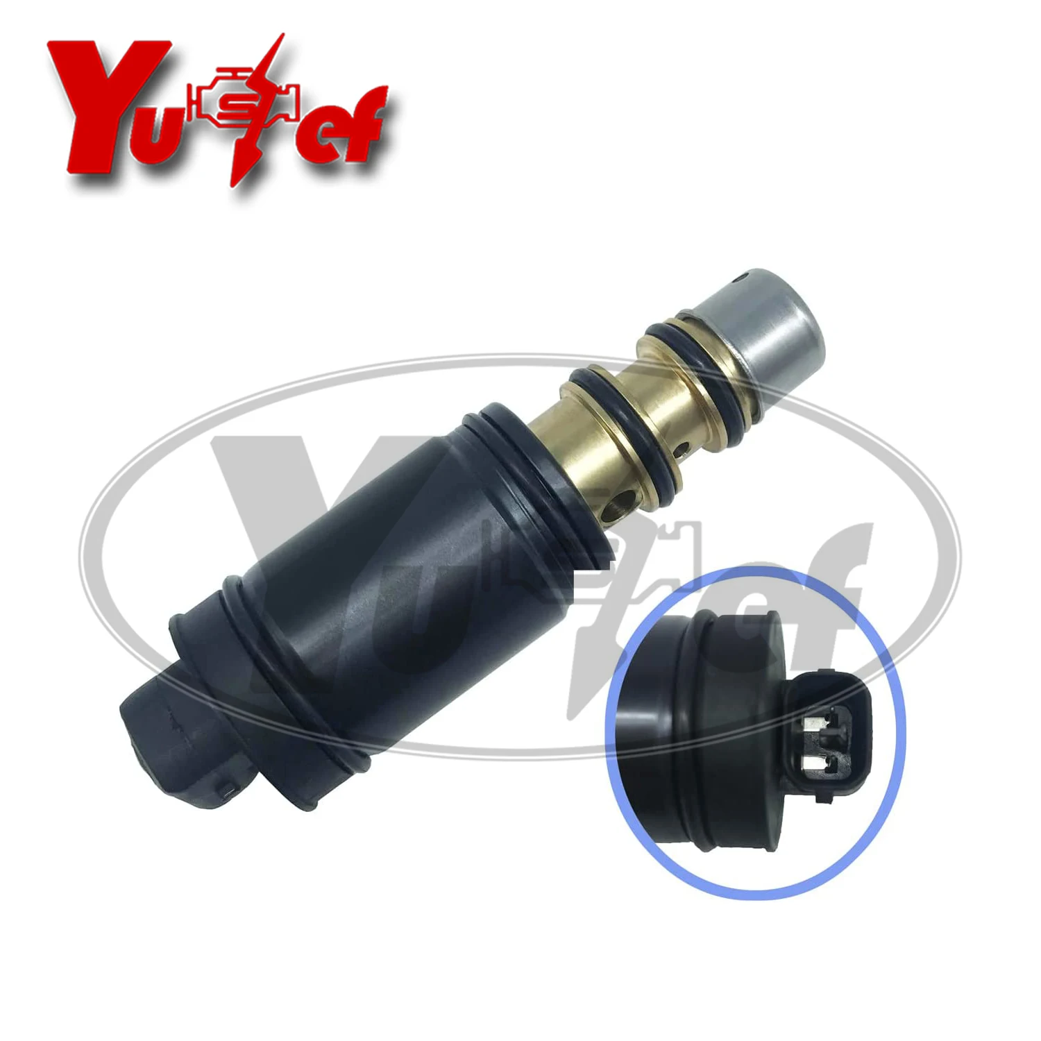 

Car Auto Air Conditioning Compressor Electric Control Valve Solenoid 6SEU16C 7SEU17C For Volkswagen Polo Touaregs 4.2