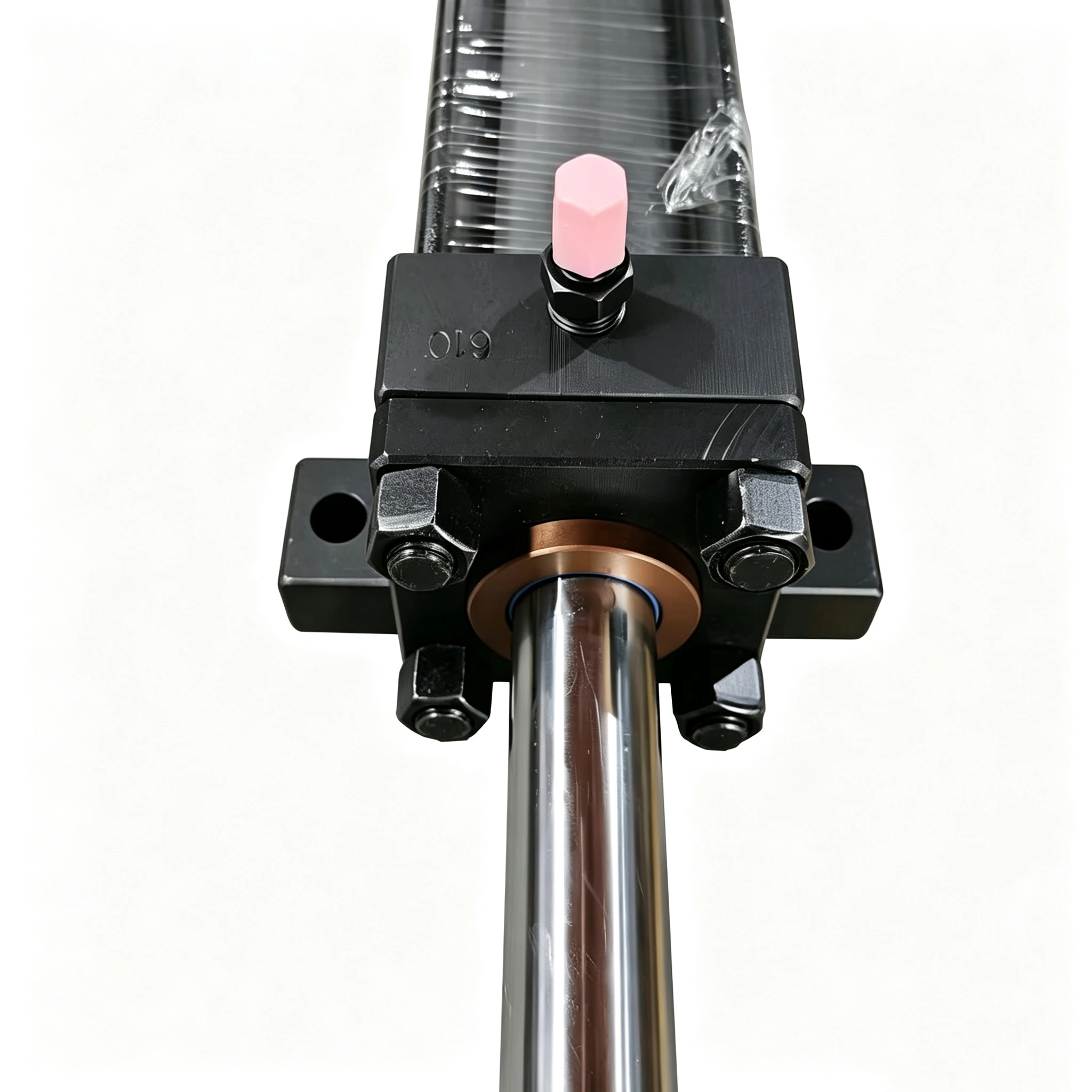 Radial Foot Mount Heavy-Duty Tie-Rod Hydraulic Cylinder 63mm Bore 700-800mm Stroke