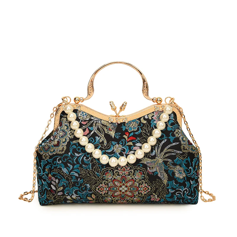 

Модный вечерний клатч для женщин, свадебный клатч для невесты, кошелек на цепочке, сумки на плечо, вечерние сумки, роскошная сумка-тоут с вышивкой
