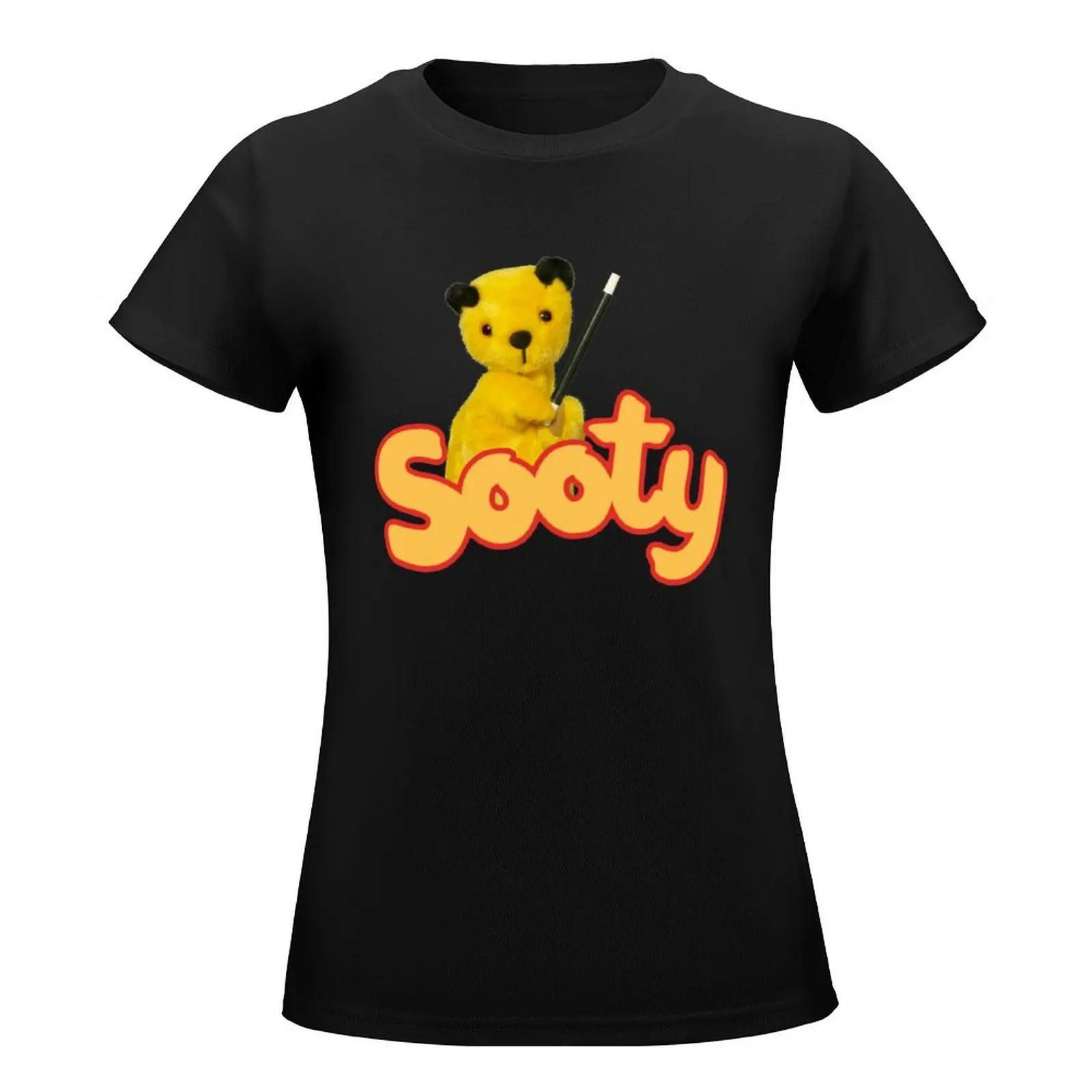 Sooty and sweep T-Shirt new edition animal prinfor funnys plain t shirts for Women