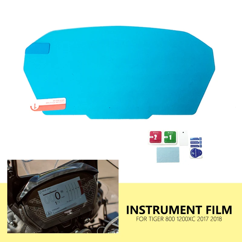 

Подходит для Tiger 800 Tiger 1200 XC XR 1200XC 2017 2018 Мотоциклетные аксессуары кластер Защита от царапин пленка защита для экрана