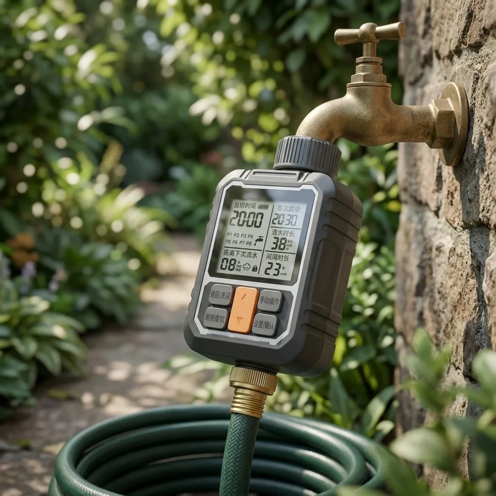 LCD-Based Irrigation Controller with Rain-Triggered Pause and Flexible Scheduling Options for Various Plant Types view 4