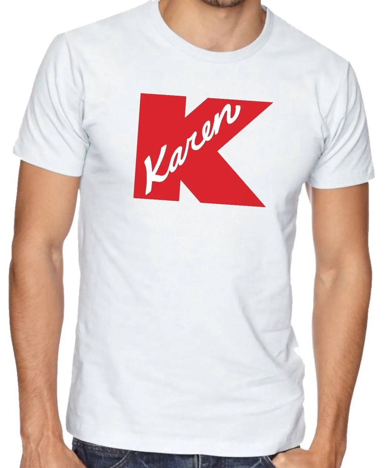 

Karen Äúk Mart Äù Joke Parody Original Funny Logo T Shirt