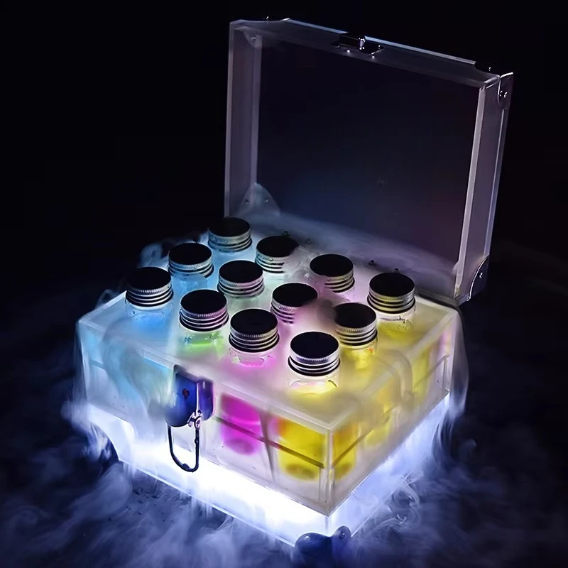 Party Beverage Bucket Light Emitting Diode Ice Bucket with Lid Acrylic Classic Bucket, Cooler and Stand Sustainable