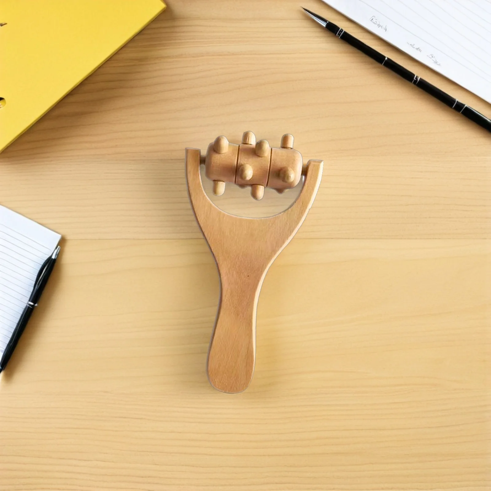 

4pcs Wooden Massage Tools Smooth Round Rollers For Foot Hand Body Relieve Soreness Portable Massager For Travel Home Use