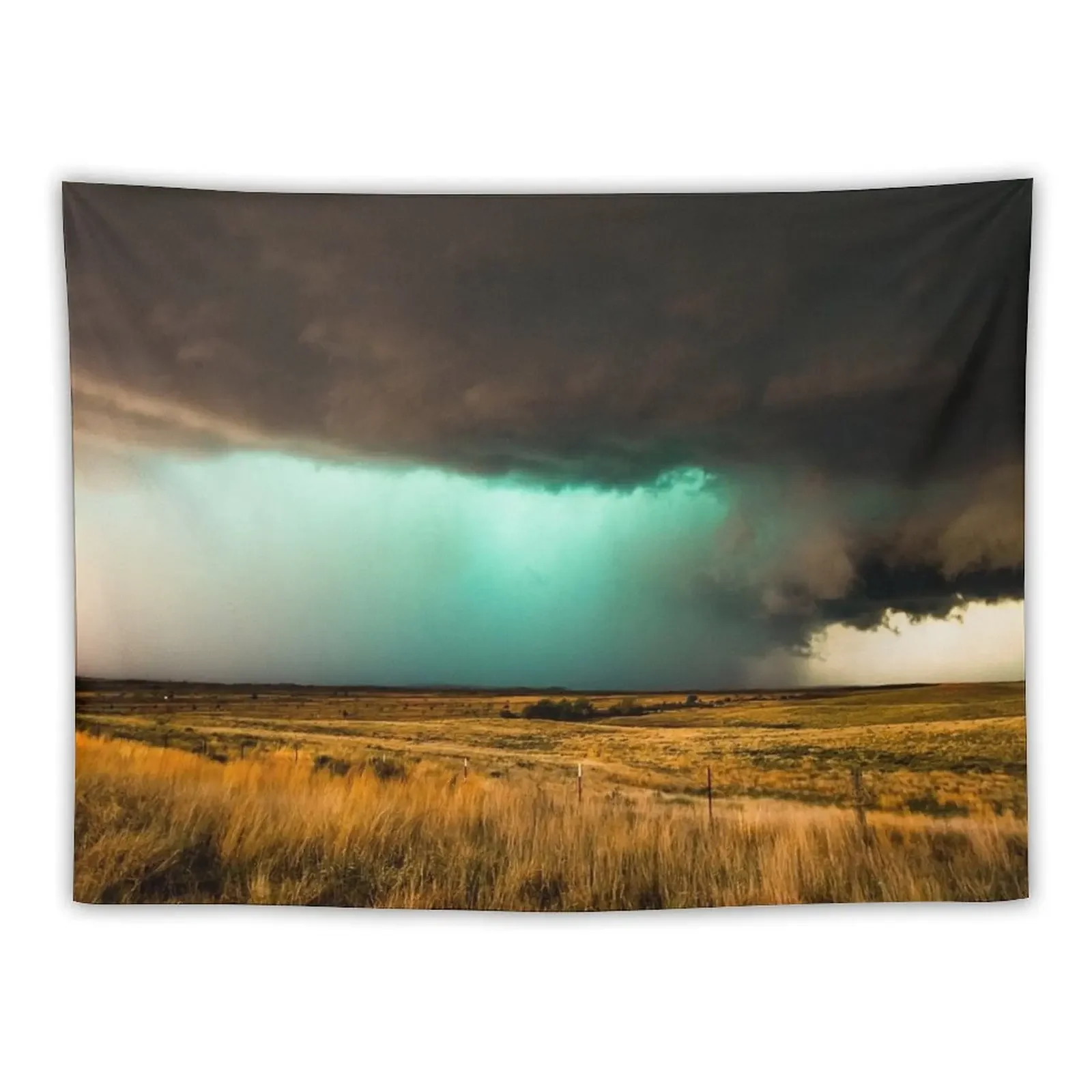 

Jewel of the Plains - Storm Over Prairie in Texas Tapestry Decor For Room Mushroom Home Decor Accessories Tapestry