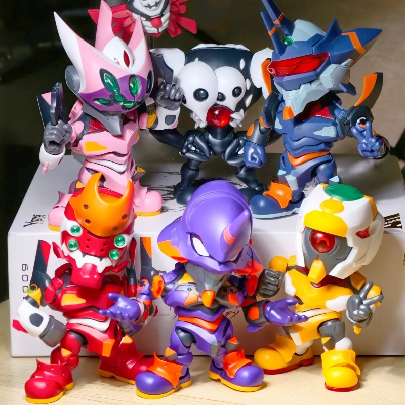 Figura Articulada Chibi de la Serie Original EVA Human Instrumentality Project, Caja Sorpresa EVANGELION-01, Regalo de Anime