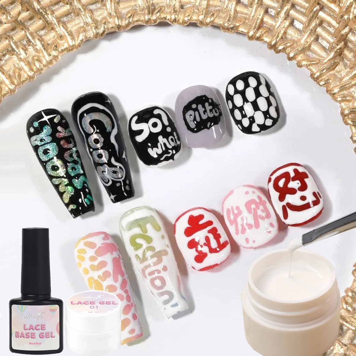 poke-gel-renda-buraco-preto-branco-prego-poke-arte-cola-bolha-oceano-oco-pintura-arte-gel-com-primer-embeber-fora-verniz-uv-led