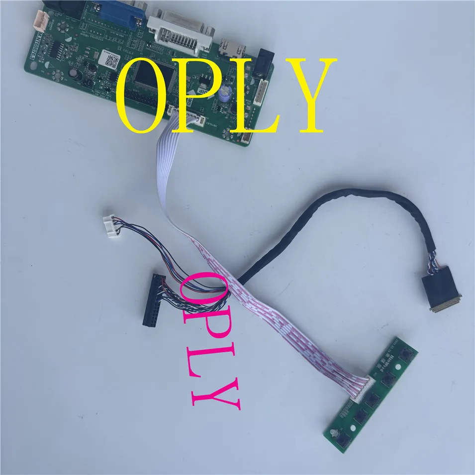 M.NT68676  HDMI-compatible DVI VGA Controller board kit for BT140GW01 HB140WX1 HB140WX1-300 LED Screen monitor DIY 1366X768 14