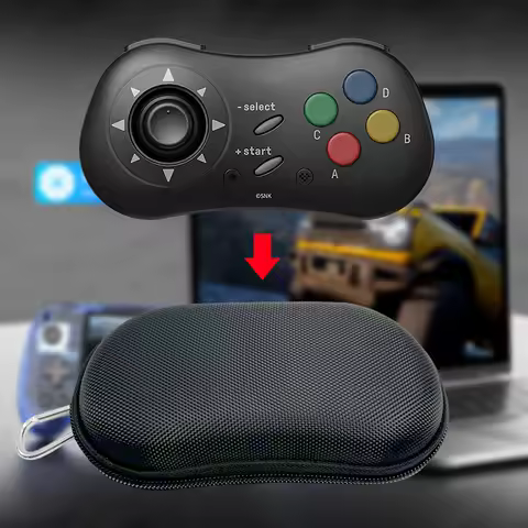 EVA Carrying Case for 8Bitdo NEOGEO for 8Bitdo M30 Wireless Controller Shockproof Hardshell Protective Cover Travel Zipper Bag