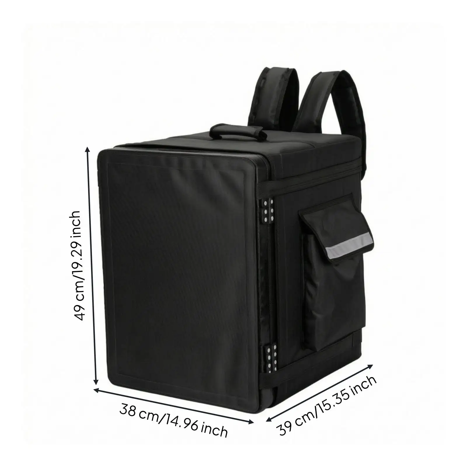 Food Delivery Backpack Large Capacity Takeout Bag Hand Carry Bag Stable for