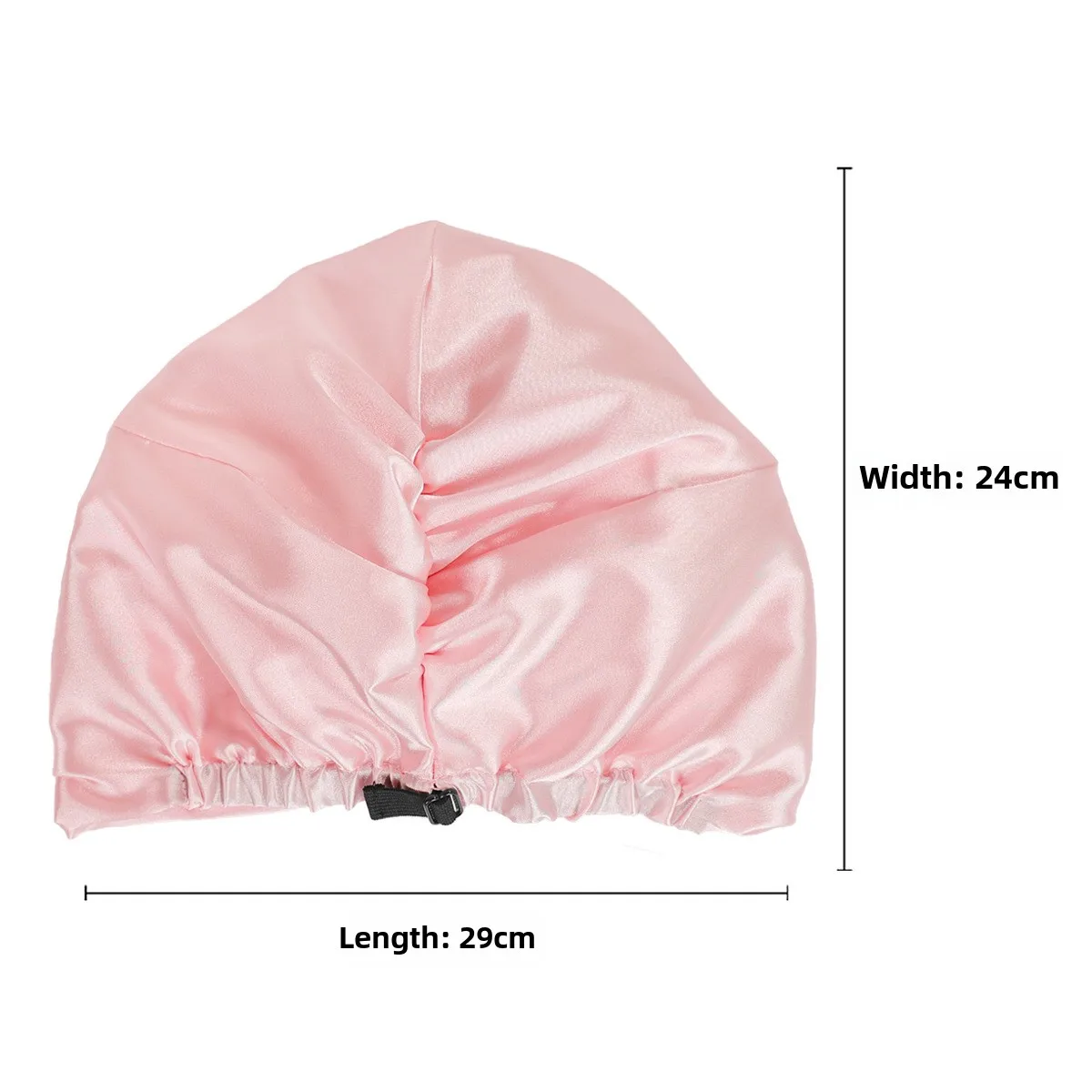 Comfortable and Durable Hair Shower Hat with Adjustable Band for All Hair Types Silk Bathing Cap Items