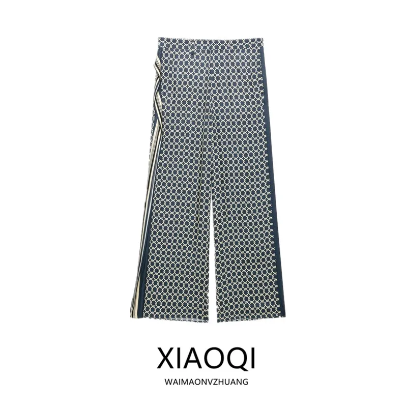 High Waist Wide Leg Pants Drapey Casual New Autumn 2026 Women's All-Match Loose Fit Trousers Elegant Fashionable Long Trousers