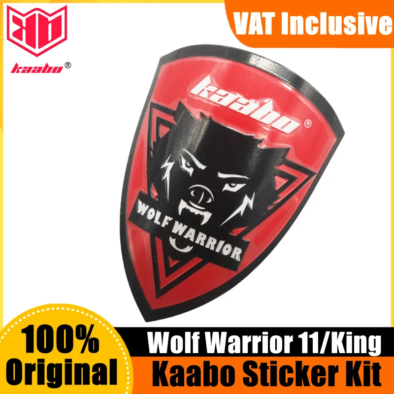 Original Kaabo Logo Sticker Badge Parts For Wolf Warrior 11 Wolf King Smart Electric Scooter Sticker Replacement Accessories