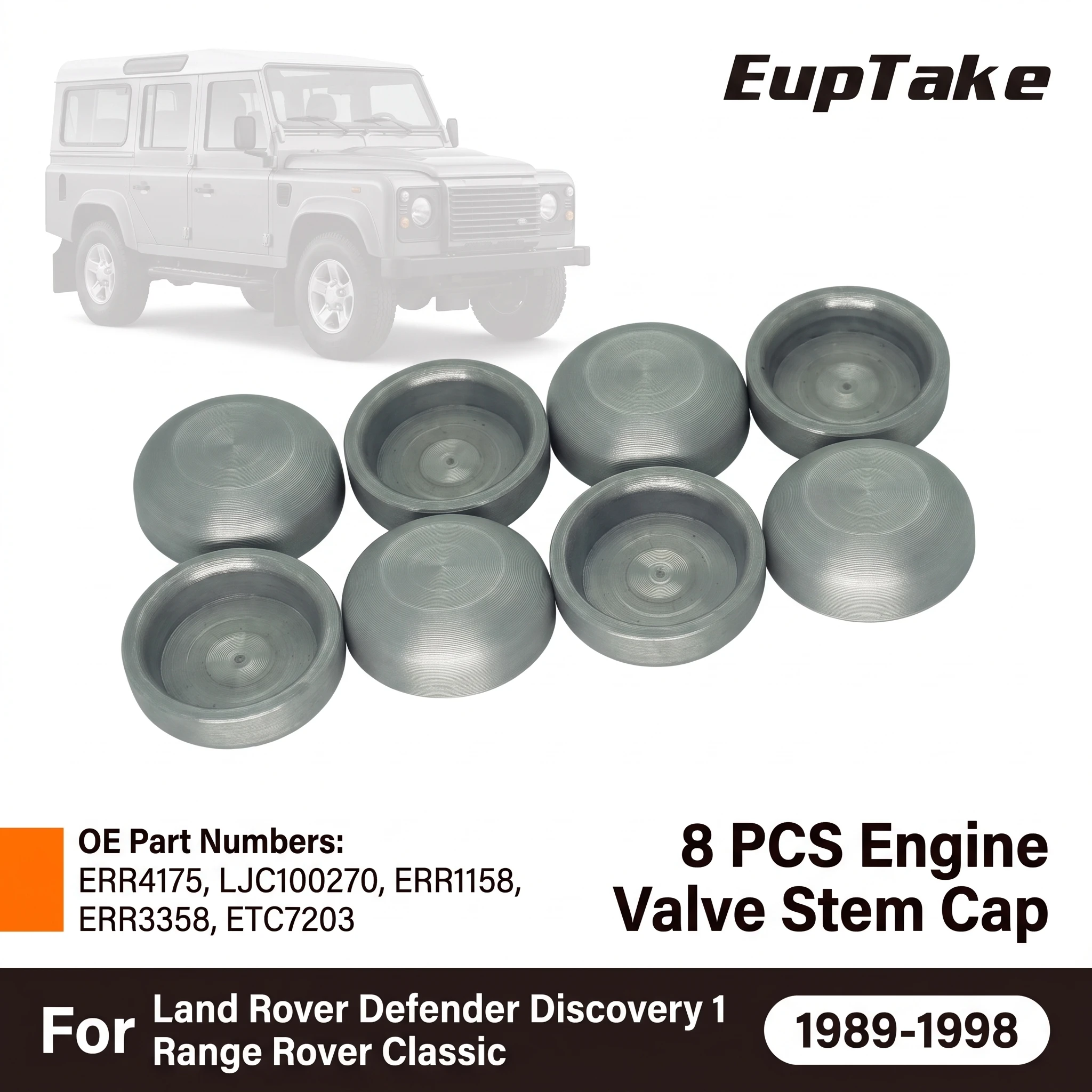 Engine Valve Stem Cap for Land Rover Defender Discovery 1 Range Rover Classic Replacement Part ERR4175 LJC100270 ERR1158 ERR3358