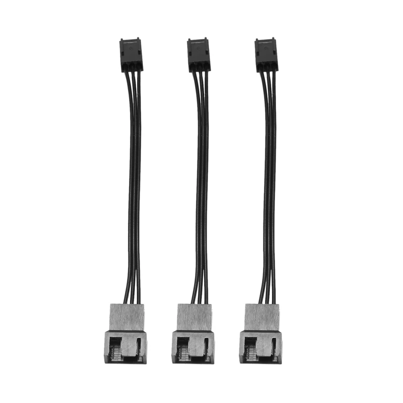 6Pcs 4Pin PWM To 3Pin Standard Fan Adapter Cable