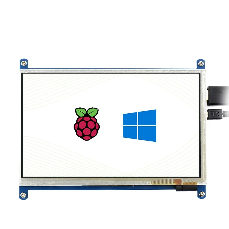 Waveshare 7 Inch LCD Capacitive Touch Screen HDMI Display For Raspberry Pi 4B 3B+