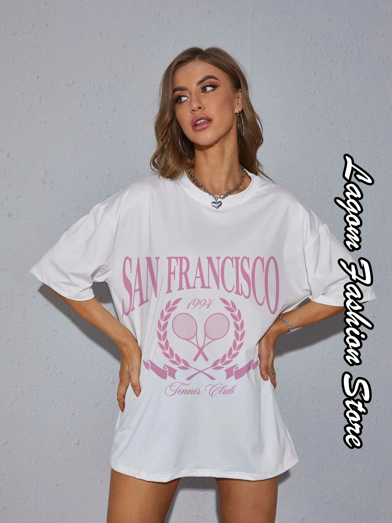 Summer Women San Francisco 1994 T-Shirt American Vintage Cotton Tops Tees Fashion Short Sleeve Clothing Female Casual Streetwear