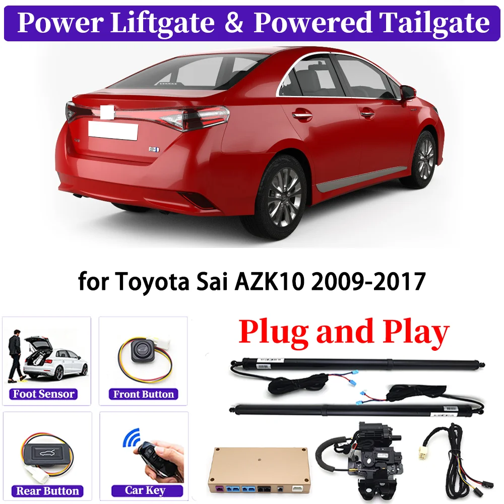 لتويوتا ساي AZK10 2009-2017 OEM ترقية مجموعة الباب الخلفي الكهربائية الأوتوماتيكية للسيارة نظام الباب الخلفي الكهربائي التوصيل والتشغيل