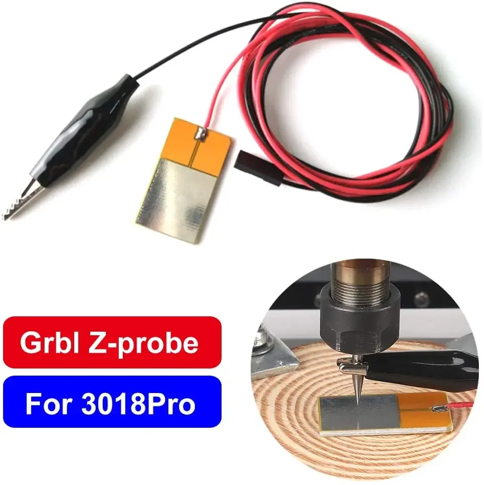 Grbl Mach3 CNC Z-Axis Router Mill Touch Plate Mach3 Tool Setting Probe Milling Tool 2-pin for CNC DIY Engraving Machine