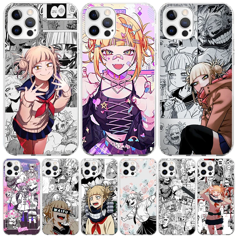 My Hero Himiko Toga Case Phone Cover for Apple iphone 16 15 14 13 12 Mini 11 Pro Max X XS XR 7 Plus 8 + SE 2020 Trend Fundas