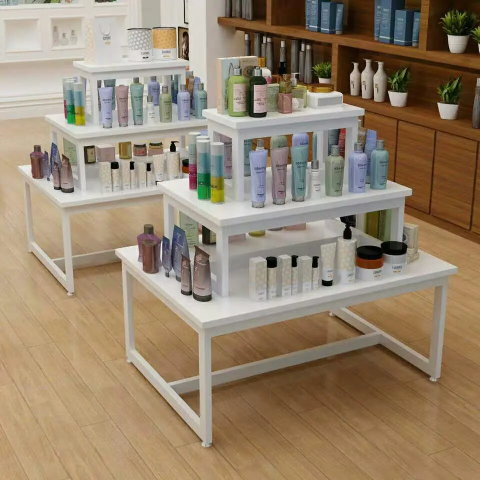High-quality metal multi-purpose adjustable shelf wooden display cabinet