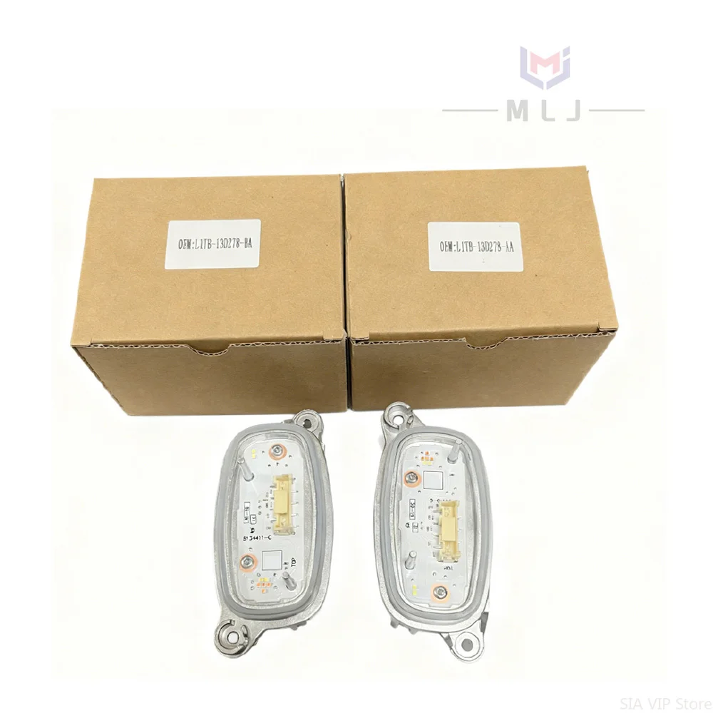 

OE L1TB-13D278-AA L1TB-13D278-BA FOR Ford Puma 2019-2021 Car LED Headlight Daytime Running Light Board white Angel Eyes Module