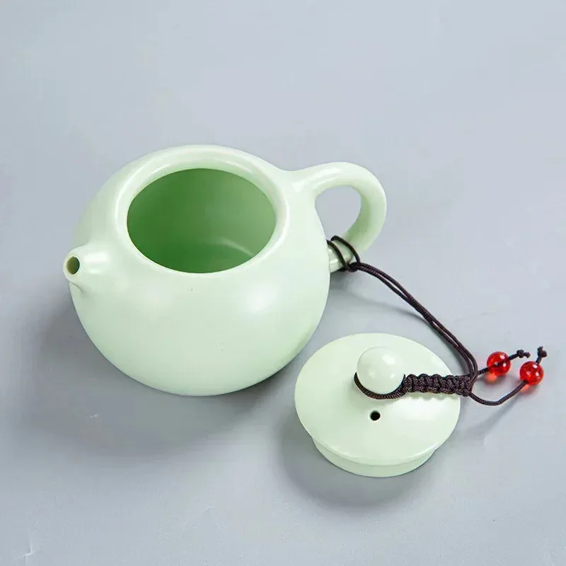 Portable Teaware Set with One Pot and Four Cups for Travel