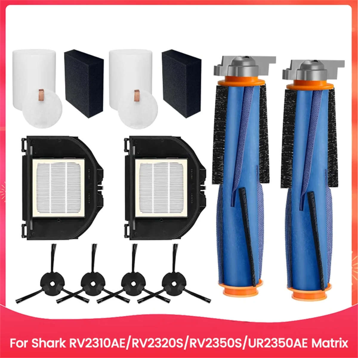 2025+ لـ AV2310AE/RV2310AE/RV2320S/UR2350AE مصفوفة مكنسة كهربائية استبدال أجزاء فرشاة رئيسية مرشحات رغوة الأسطوانة #2