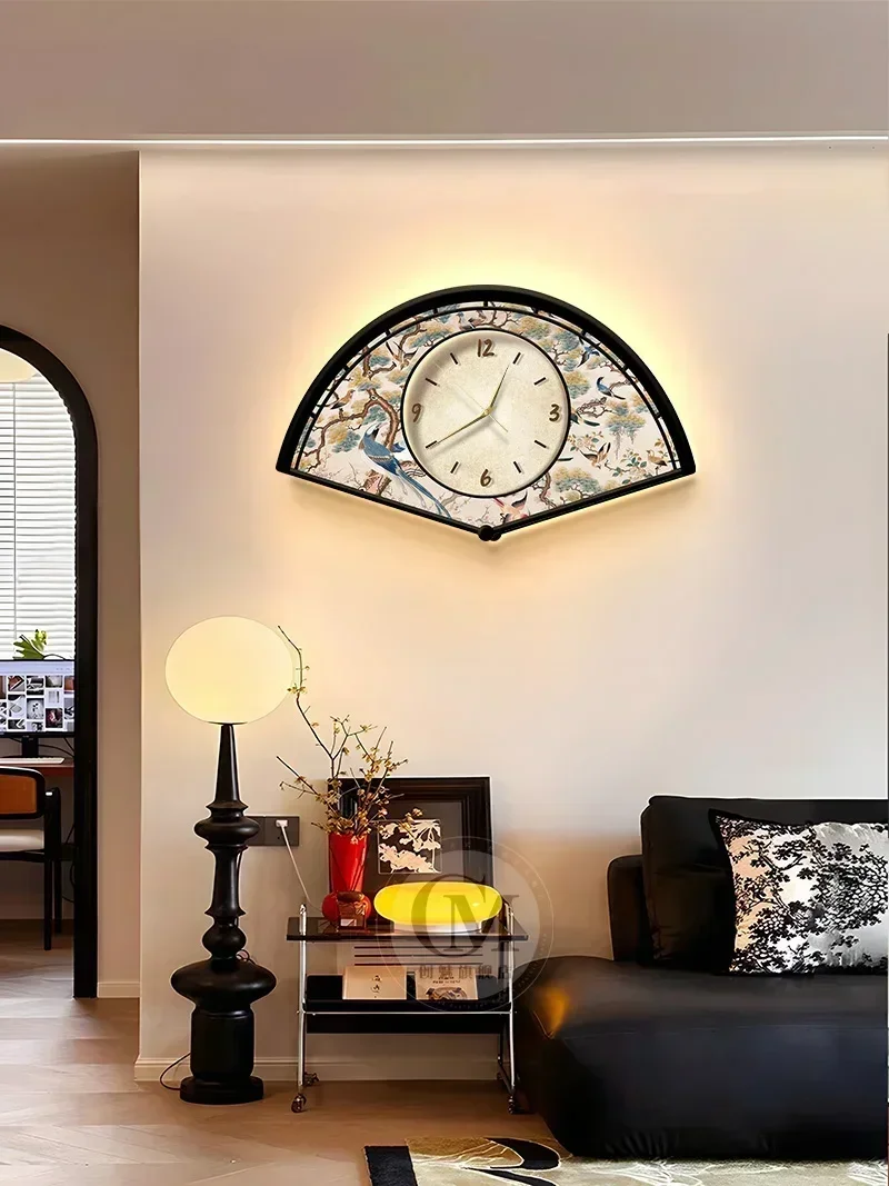 Malerei dekorative Gemälde UV-Feingravur + echtem Kristallporzellan-Gemäldekern + LED-Beleuchtung (Plug-in-Fernbedienung)