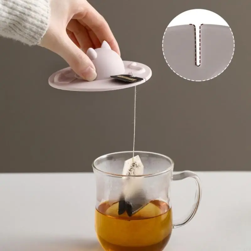 Coffee Cup Lid Dishwasher Safe Reusable Heatproof Kitchen Essential 
