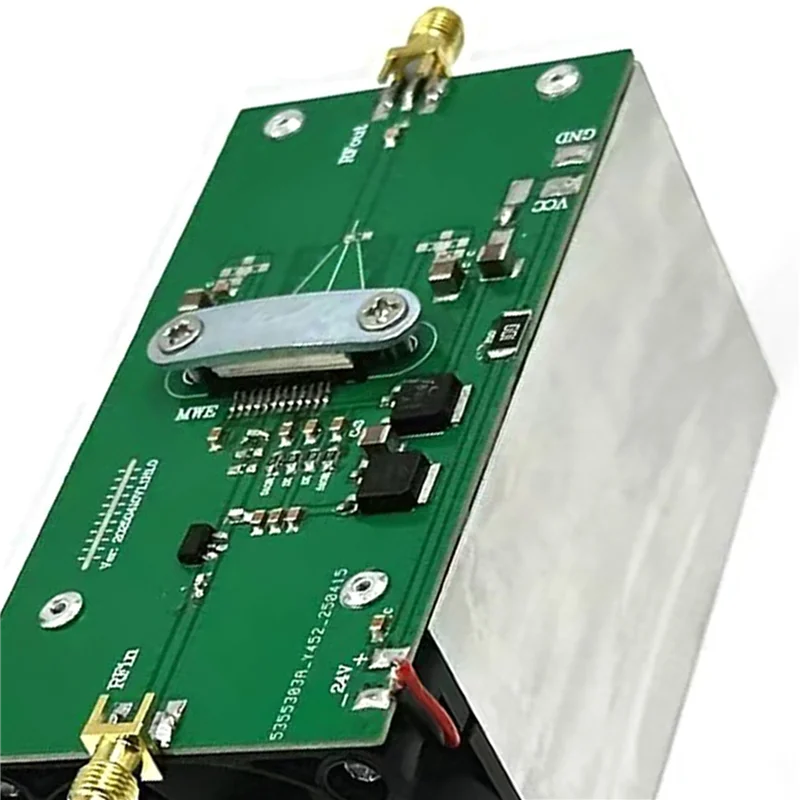 

News RF Power Amplifier 2.4Ghz 50W RF Power Amp 2.4-2.5Ghz Power Module Gain 32Db Radio RF Amplifier For Ham Radio