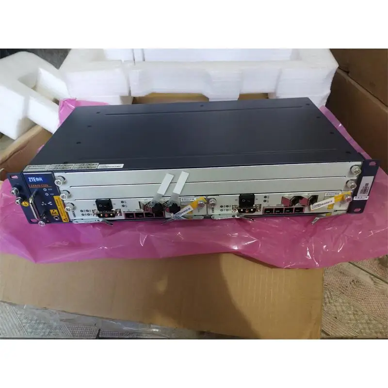 ZTE C320 OLT 10GE 2SMXA Main Control GPON EPON  16ports GTGH 8ports GTGO C+ Board , -48V DC or 110V-240V AC Power