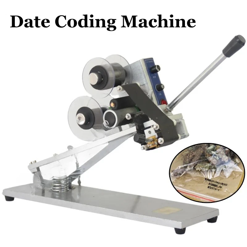 Heat Ribbon Printer Date Coding Machine Color Hot Printing Machine 220V/110V Film Bag Date Printer ZY-RM5-C