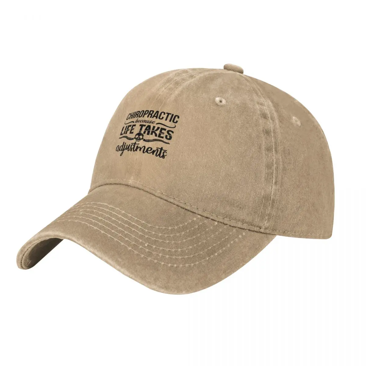 Chiropractor Chiro Spine Chiropractic Because Life Baseball Cap Trucker Cap Ball Cap Boy Women's