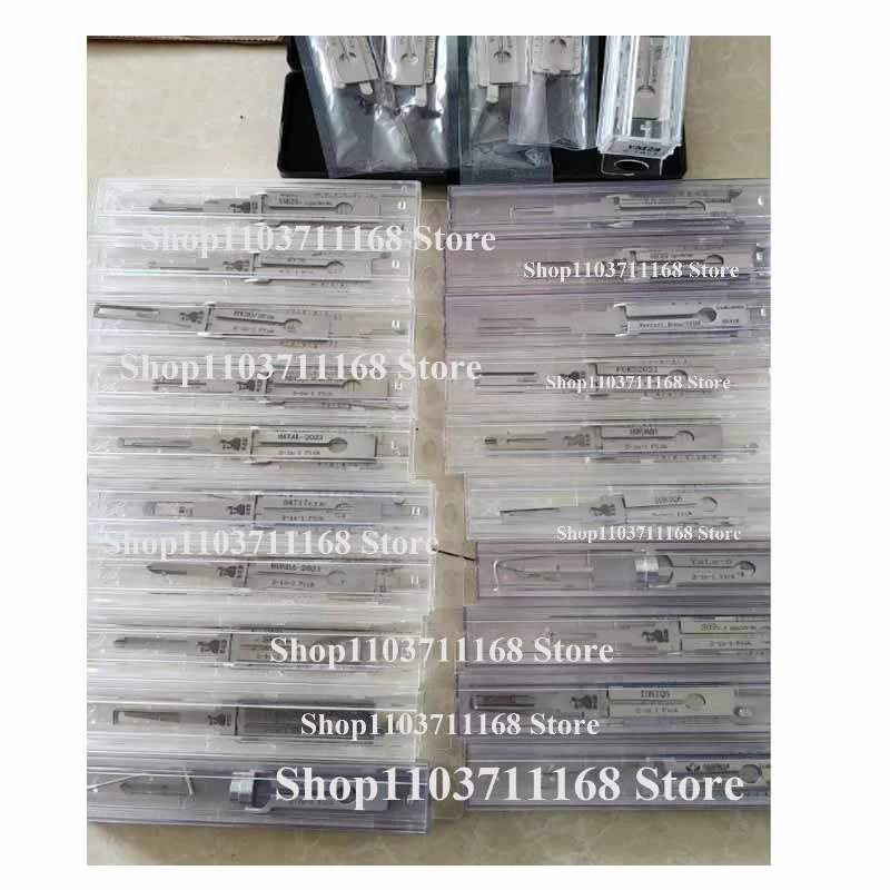 

Repair Tools Lishi 2in1 Decoder and Pick SF90/YH35R/YH65/KW14/15/HON58R/CISA-5 /NE66/NEW-SW5.7(2)/NEW-SM3-SM5 Car Kit Door Open