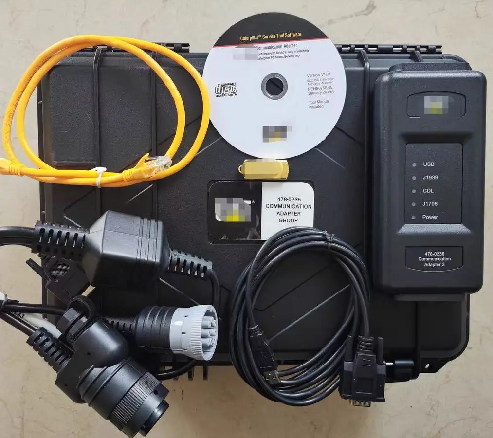 CAT ET4 Diagnostic Tool Communication Adapter with Software 2025 for Engine and Transmission CX31 and CX28